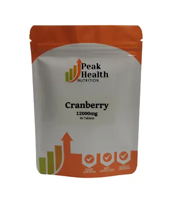 Cranberry Juice Extract 12000mg Tablets - Cystitis Urinary Bladder Support • £5.49