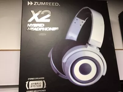 Zumreed ZHP-015 X2 Hybrid Headband Headphones - White • £80