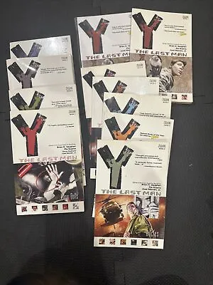 Y: The Last Man Books 1-10 COMPLETE SERIES TPB Brian K. Vaughan Pia Guerra Lot • $50