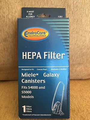 HEPA Filter By Envirocare For Miele Galaxy Cannisters Models S4000 S5000 New • $4
