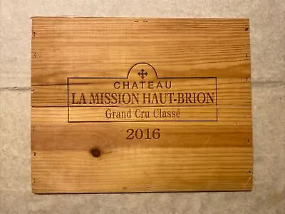 1 Rare Wine Wood Panel La Mission Haut Brion Vintage CRATE BOX SIDE 2/24 B826 • $10