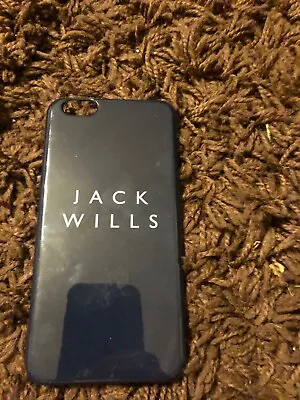 Jack Wills Iphone 6 Case New Black Pink Print RRP £16.50 Quality Item • £9.99