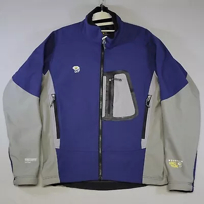 Mountain Hardwear Jacket Medium Blue Gray Windstopper Outdoors Camping Hiking • $39.99