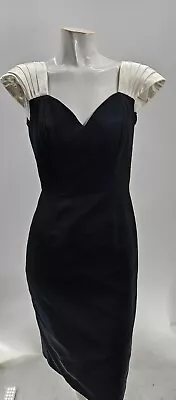 1566 Morton Myles For Saks Fifth Avenue Womens Vintage Black Bodycon Wiggle... • $24