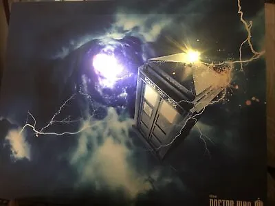 $22 • Buy 2012 - Doctor Who - Lighted TARDIS - Art Picture - 4 Lights - Dr.