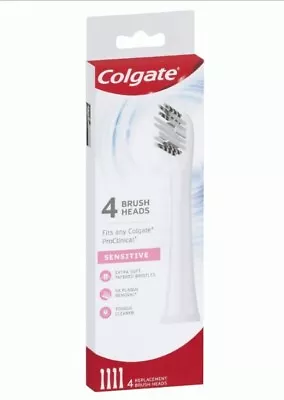 COLGATE Replaceable Brush Head Sensitive Refills 4PK Fits Proclinical Toothbrush • $26.50