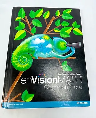 Pearson EnVision Math 4th Grade Common Core Hardcover Textbook • $7.50