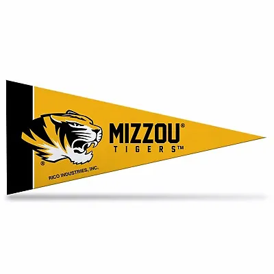 Missouri Tigers Felt Mini Pennants 4  X 9  - Licensed By Rico - Made In USA • $2.99