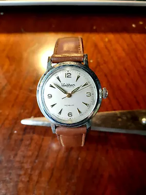 Vintage Swiss Bulova M3 Mens Watch 10k GF Bezel Serviced Running MW3 • $79