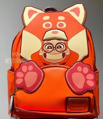 Loungefly Disney Pixar Turning Red Panda Costume Mei Mini Backpack • $135
