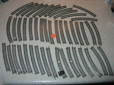 5. LOT Of  46  ATLAS 2510  5  CURVE TRACK SECTIONS • $35.99