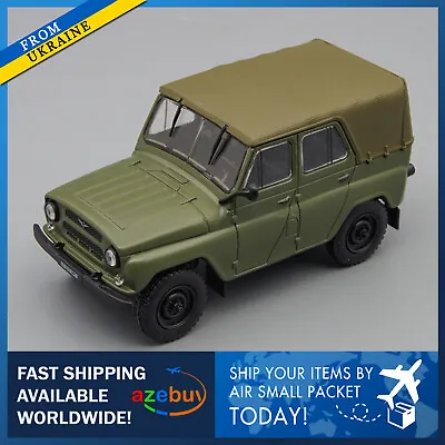 UAZ-469 Soviet SUV Off-road Military Car USSR 1971 Year 1/43 Scale Diecast Model • $33.97