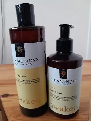 Champneys Awaken Body Cleanser 350ml And Hand Lotion 250ml • £8.99