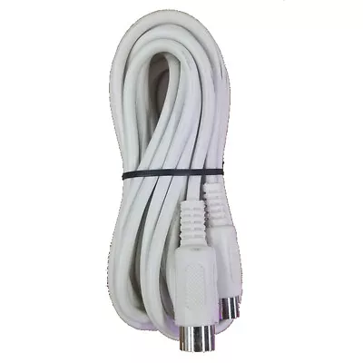 Cable Up CU/MD110/WHI 10' MIDI Male To MIDI Male MIDI Cable (White) • $8.75