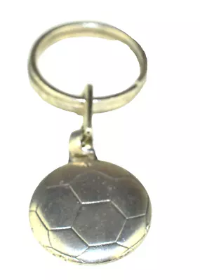 Vintage James Avery Sterling Silver Soccer Ball Key Ring • $225