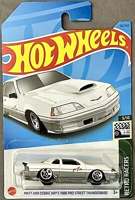 HOT WHEELS 2023 - 1988 PRO STREET THUNDERBIRD - No.056/250 - RETRO RACERS - LONG • $7.30