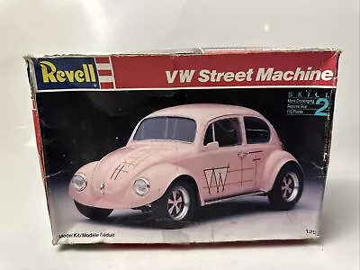 Revell #7143 VW Beetle Street Machine 1:25 Model Kit Open Box/Sealed Parts • $28