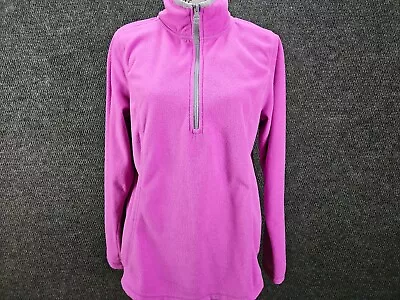 Made For Life Women's Purple Fleece Jacket Size Medium • $8.46