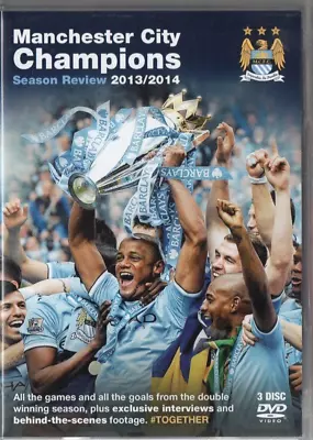 Manchester City: Champions 2013/14 Season Review. DVD'S X 3 • £3.25