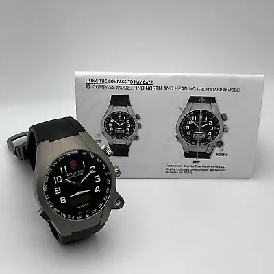 Victorinox Swiss Army Titanium ST 5000 Digital Compass Men's Watch - Works Great • $340