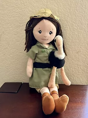 $24.99 • Buy The Petting Zoo 2021 Zookeeper And Ostrich 17” Plush Stuffed Doll Brunette HTF
