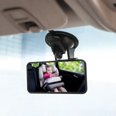 Baby Car Observation Mirror Car Seat Mirror Rear Facing Infant Child 360 Degree  • £11.99