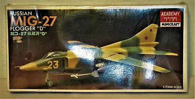 Academy #1654 Russian MIG-27 Flogger  D  Scale 1:72 NIB-NOS • $16