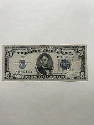 Five Dollar Silver Certificate. 5 Dollar Silver Certificate. Old US Money 💰 • $18.25