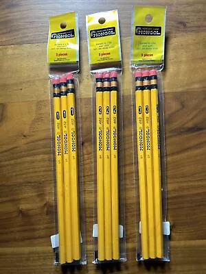 Mongol Pencil 3 Packs No. 1 2 & 3 By Eberhard Faber 3 Pencils/pack RARE And NEW • $15