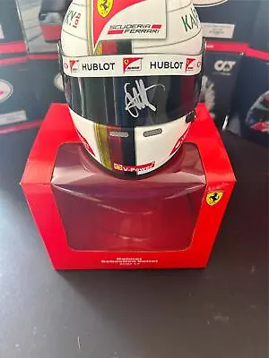 Very Rare Signed Arai Helmet - F1 Sf16-h Ferrari 2017 Sebastian Vettel • $871.12