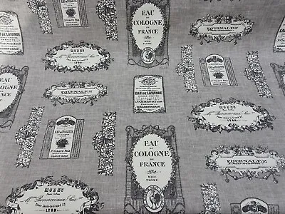 *35% OFF! * Fryetts  Vintage Label  Fabric 100% Cotton Half Panama • £11