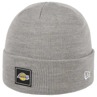 New Era Beanie Hat - NBA Team Cuff Knit - Los Angeles Lakers  Grey Team One Size • £21.99