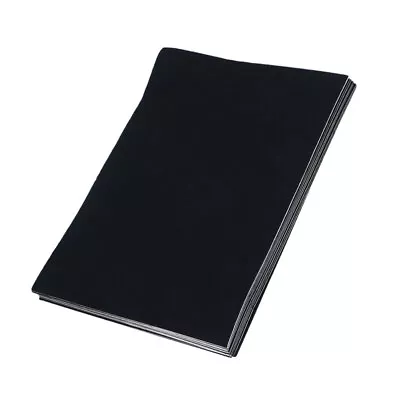 10pcs Black Felt Fabric Sheets - A4 Size Adhesive Cloth For DIY Crafts • £13.68