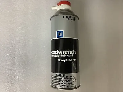 Used Collectible GM Lubriplate Lubricant Spray-Lube  A  (EMPTY Metal Container) • $6.95