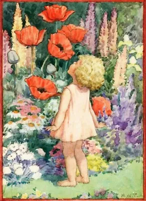Poppies   :  Margaret Tarrant : 1927 :  Archival Quality Art Print • $65