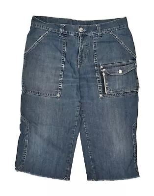 NORTH SAILS Mens Denim Bermuda Shorts IT 50 Large W36  Blue Cotton AN10 • £11.37