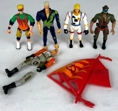 $10 • Buy Galoob Johnny Jonny Quest 3.5  Action Figures - LOT OF 5 *One Figure Broken*