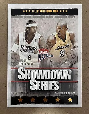 03-04 Fleer Platinum Showdown Series Iverson/Bryant SS1 Mint Condition • $85