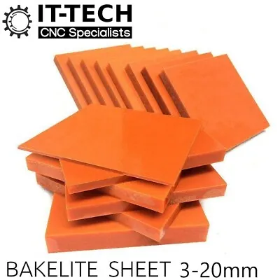 Bakelite Phenolic Resin Sheet Plate Insulation Electrical Board 3-20mm CNC • £8.71