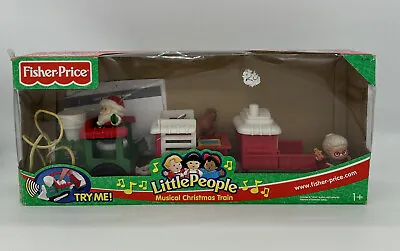 2003 Fisher Price Little People Christmas Train - With Box - Tested & Working • $95