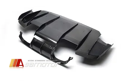 Carbon Fiber V Rear Bumper Diffuser + Ground Effect Panel Fits BMW F80 M3 F82 M4 • $1349.10