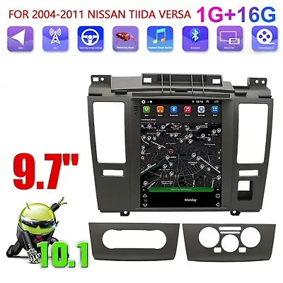 9.7  Android 10.1 GPS Radio Stereo Player Wifi For 2004-2011 Nissan Tiida Versa • $139.73