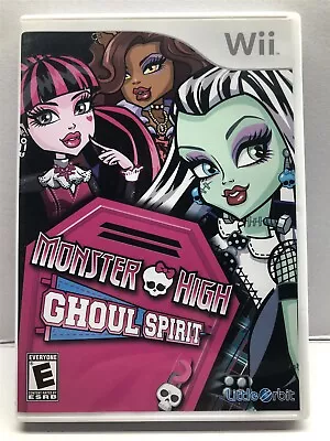 Monster High: Ghoul Spirit - Nintendo Wii - Complete W/ Manual - Clean & Tested • $8.95