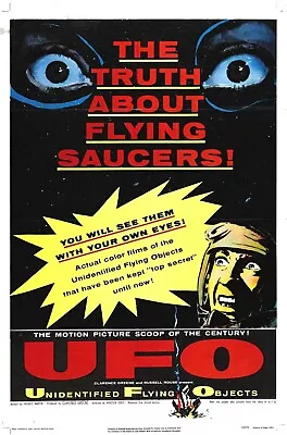 Ufo  Horror Sci-fi Movie Poster Decor Office Restaurant • $16.79