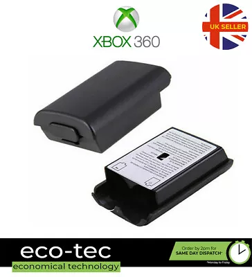 Black AA Battery Pack Holder Shell Back Cover For Xbox 360 Controllers • £2.60