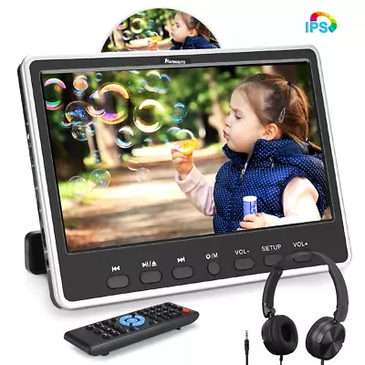 12  IPS Full HD Screen Car Headrest Monitor 1080P Video DVD Player HDMI+Headsets • $116.24