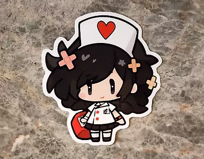 Nurse Sticker Decal For Water Bottle Chibi Kawaii Healthcare RN LPN Gift • $4.50