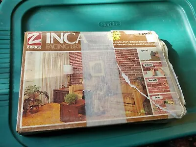 $49.99 • Buy Z-Brick Inca Used Facing Brick 20 Bricks Covers Up To 4 Sq Ft New In Open Box