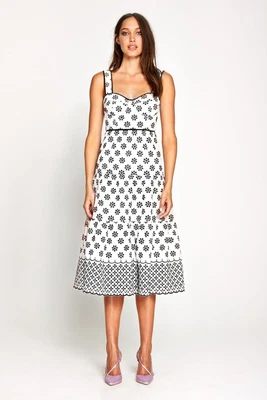 $117 • Buy Bnwt Alice Mccall Black I Want You Midi Dress Print - Size 10 Au/6 Us (rrp $425)