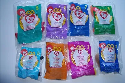 Ty Teenie Beanie Babies McDonalds 1998 & 1999 Happy Meal Complete Sets Of 12 New • $14.99